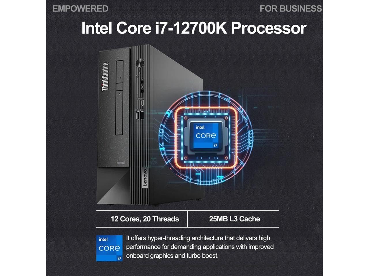 ThinkCentre i5 8世代 16G メモリ256G SSD Win11 Lenovo ThinkCentre Neo 50s SFF Business Desktop, 12th Gen Intel 12