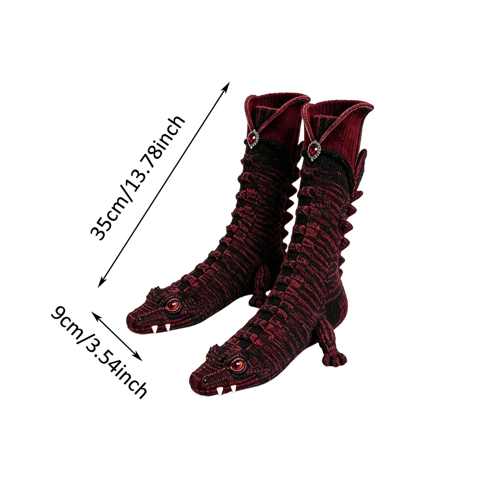 Générique Chaussettes Fantaisie Halloween Unisexes 3D Drôles Costume Soirée