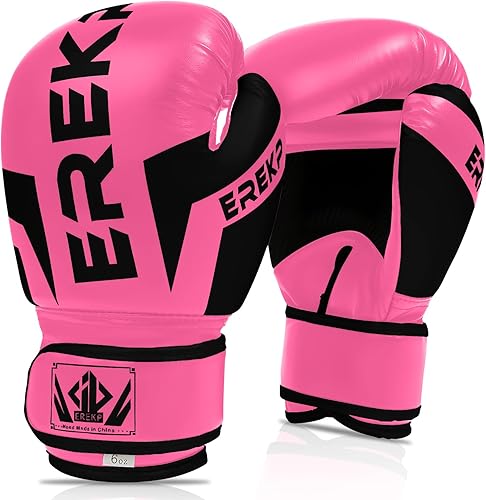 Miniatura 10 de Guantes de boxeo para niños, guantes de entrenamiento de sparring para niños para saco de boxeo, MMA, UFC, Muay Thai, Karate, Kickboxing