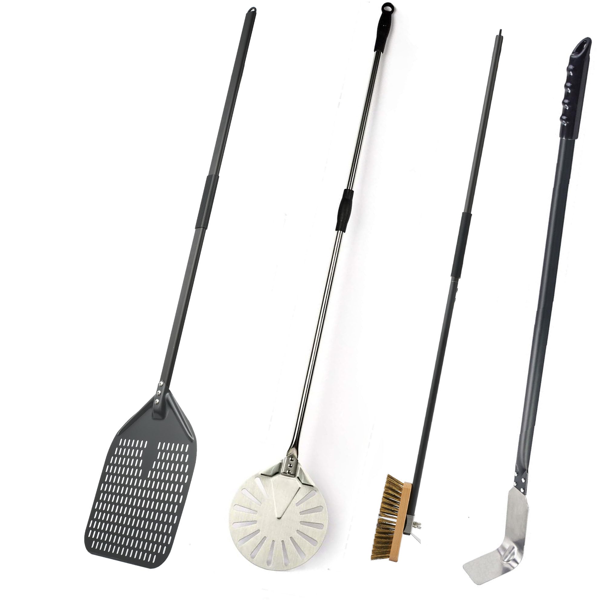 Onilini 12 inch Perforated Pizza Peel, 9