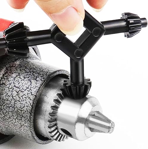 Miniatura 4 de 2 llaves de portabrocas 4 en 1, llave de taladro de 4 vías, llave de portabrocas 4 en 1, llave de mandril de taladro manual de combinación universal