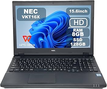 Amazon | 【整備済み品】NEC ノートパソコンVKT16X/第八世代Core Amazon | 【整備済み品】NEC ノートパソコンVKT16X/第八世代Core