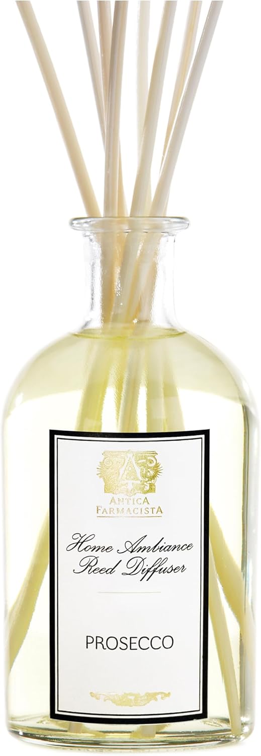 Antica Farmacista Home Ambiance Diffuser - Long-Lasting Reed Scent Diffuser - Luxury Room Freshener Gift - Prosecco, 8.45 fl oz