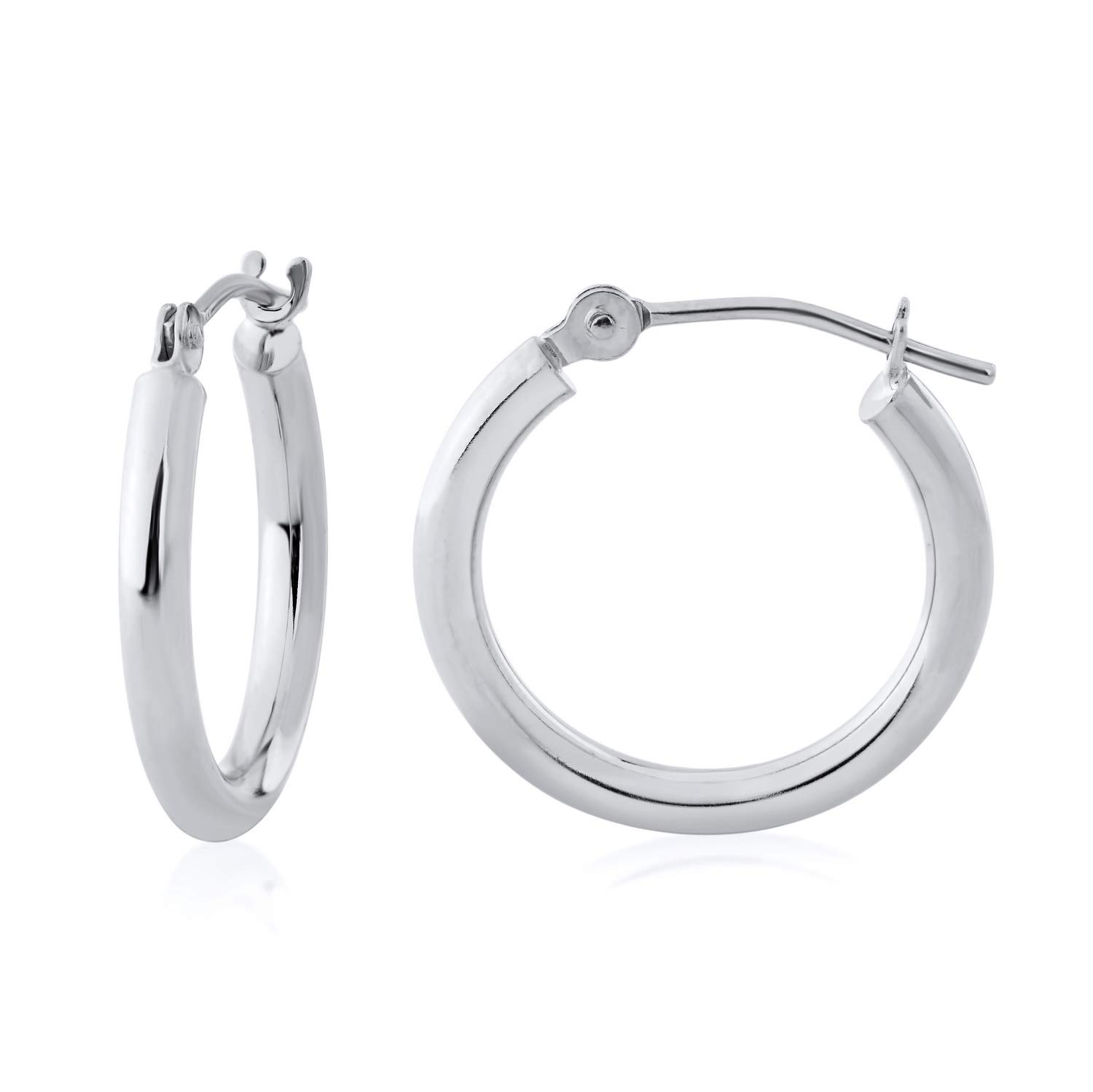 Olivia's Collection14k Gold Hollow Hoop Earrings 12-50x2mm