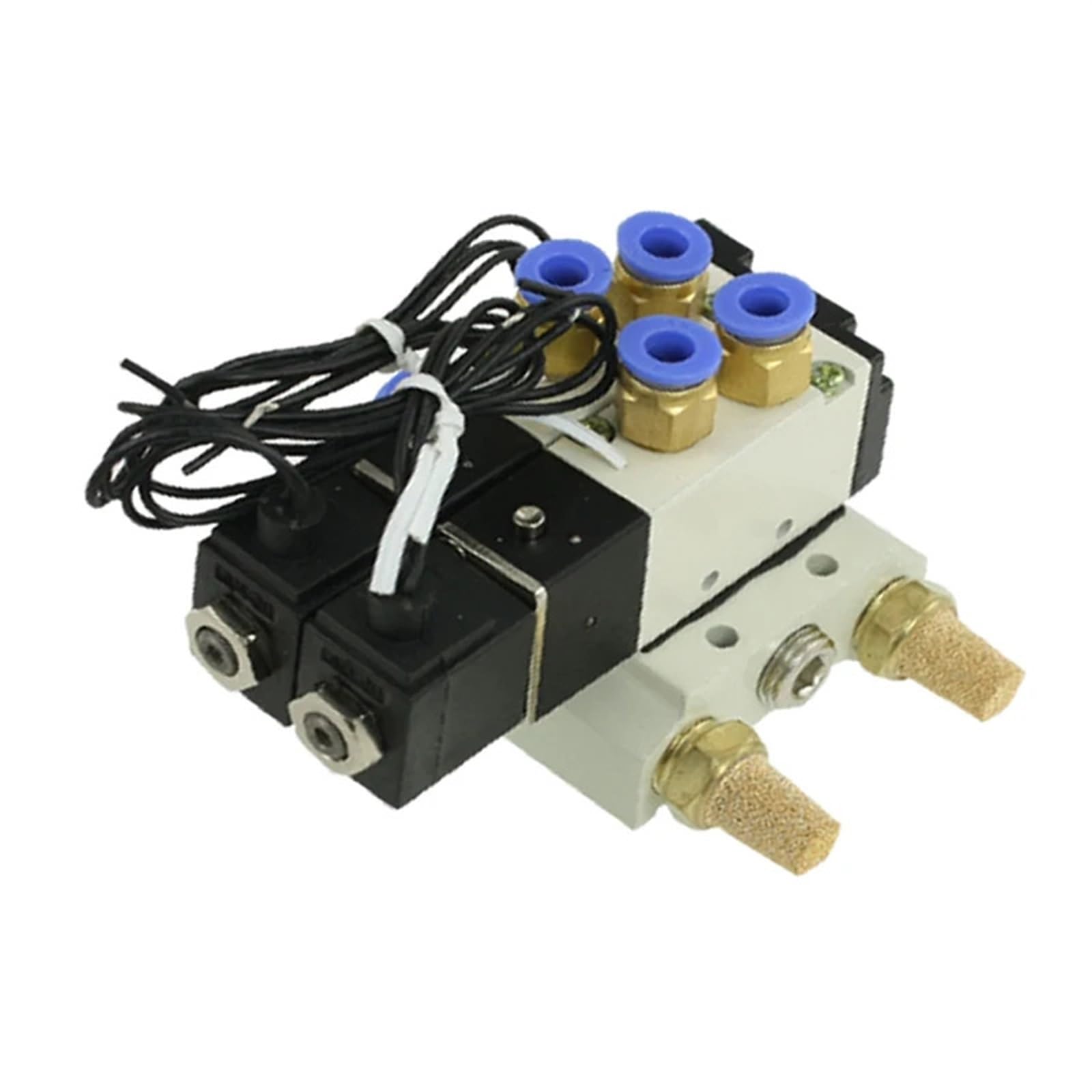 Électrovanne pneumatique double 4V110-06 DC12V raccordement rapide 4mm