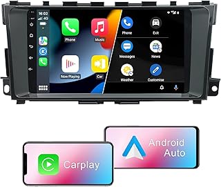 Car Stereo for Nissan Teana Altima 2013-2018, 9 Inch IPS Touchscreen Android 12 Car Radio with Apple Carplay Android Auto GPS Navigation WiFi Bluetooth Mirror Link DSP 2023 New Upgraded