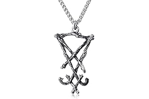 Sigil of Lucifer: Embracing the Darkness with a Satanic Necklace