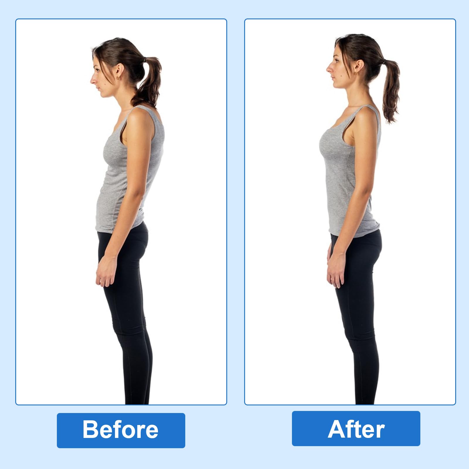 Ceinture de posture réglable correcteur dos épaules soutien colonne vertébrale