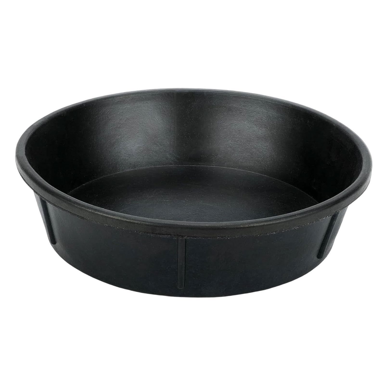 Perfeclan Cubo de alimentación para Caballos, Bandeja de Goma para comedero, Multiusos, Resistente, apilable, para Pollos, para el Polvo, contenedor de
