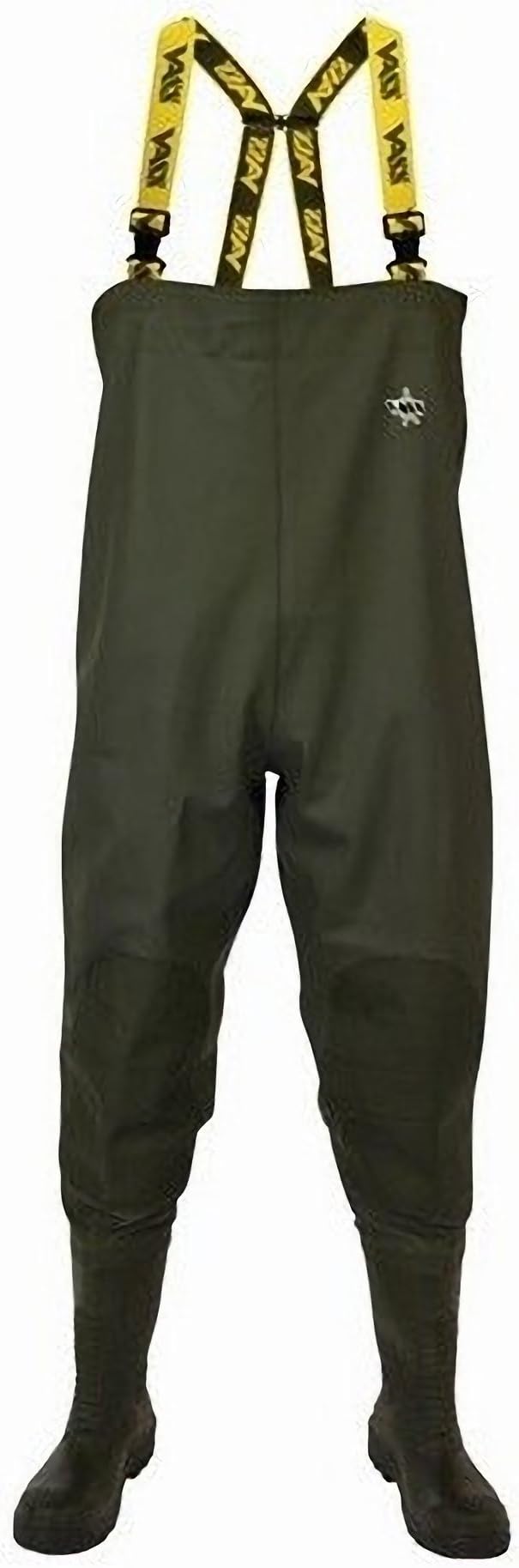 Vass VA700-77 Non-Studded Chest Wader / Mens Boots / Safety Wellingtons (12 UK) (Green)