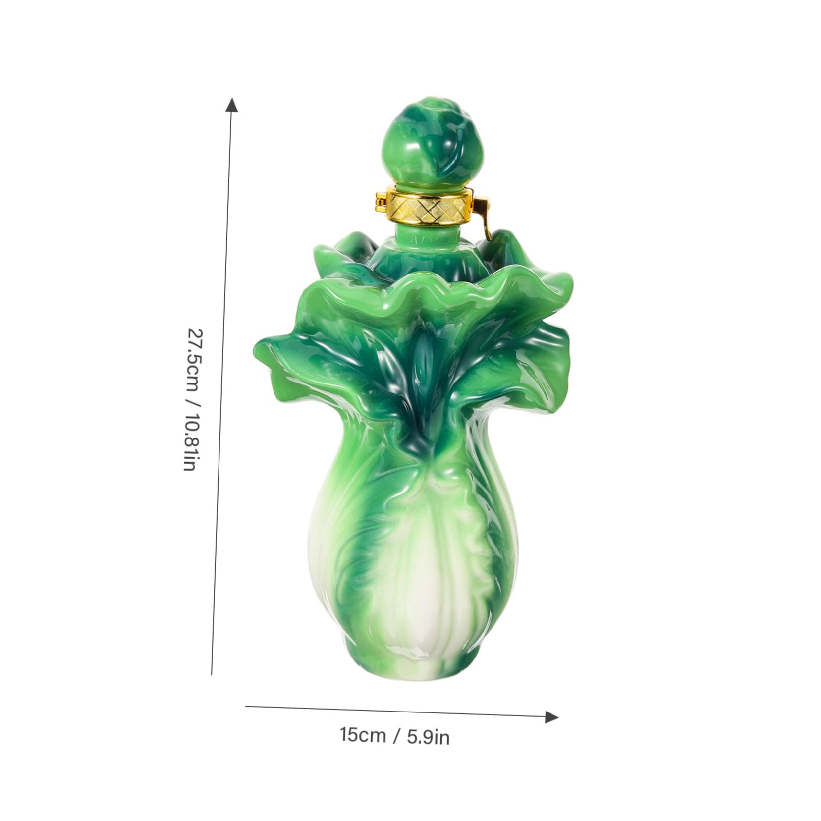 OFFSCH Sealing Ceramic Wine Bottle Home Jar Smooth Edges Unique Design for Men