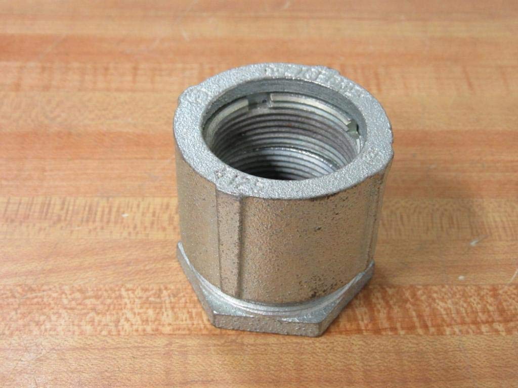 4-125 4125 3-Piece Conduit Coupling Size 1-1/4" (Pack of 4)