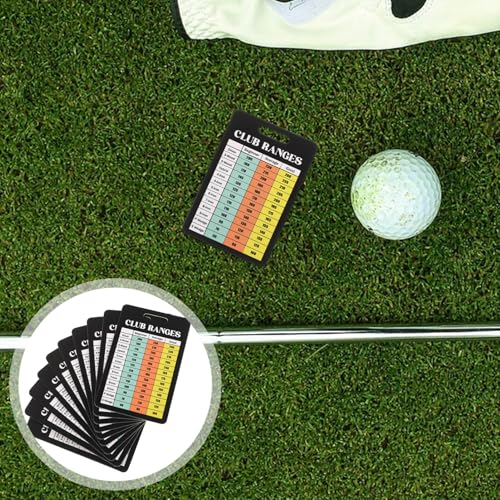 10 tarjetas de puntuación para golf resistentes y ligeras miniatura 7
