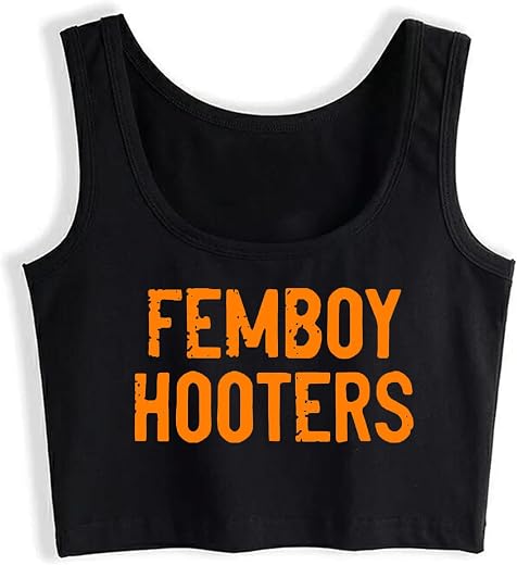 APSRA Trader I Love Femboy Crop Top Women Cool Top Sleeveless for Girls Vest