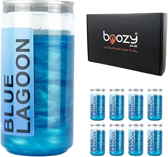 Boozy Blue Daiquiri Cocktail Cans, 8.4% VOL, With Sparkle, Ready To Drink, x8, 200ml
