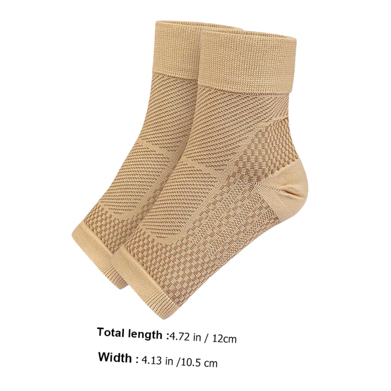 GOOHOCHY Ankle Compression Socks for Women Plantar Ankle Brace Support for Women S/m