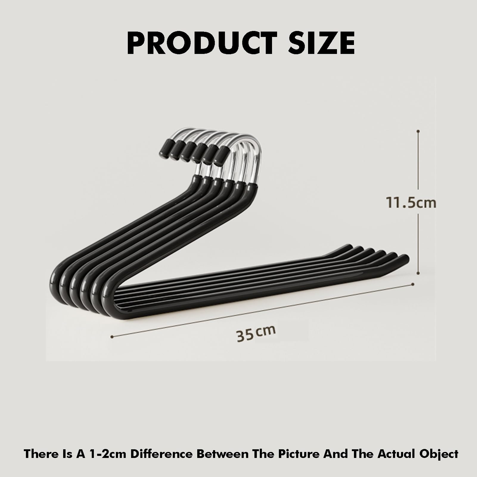 Perchas de metal para pantalones, con extremos abiertos para ahorrar espacio, organiza jeans, pantalones, corbatas, bufandas