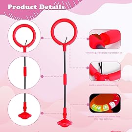 Flashing Jumping Ring Children Colorful Ankle Skip Jump Ropes Sports Swing Ball for Kids Boys Girls Toy