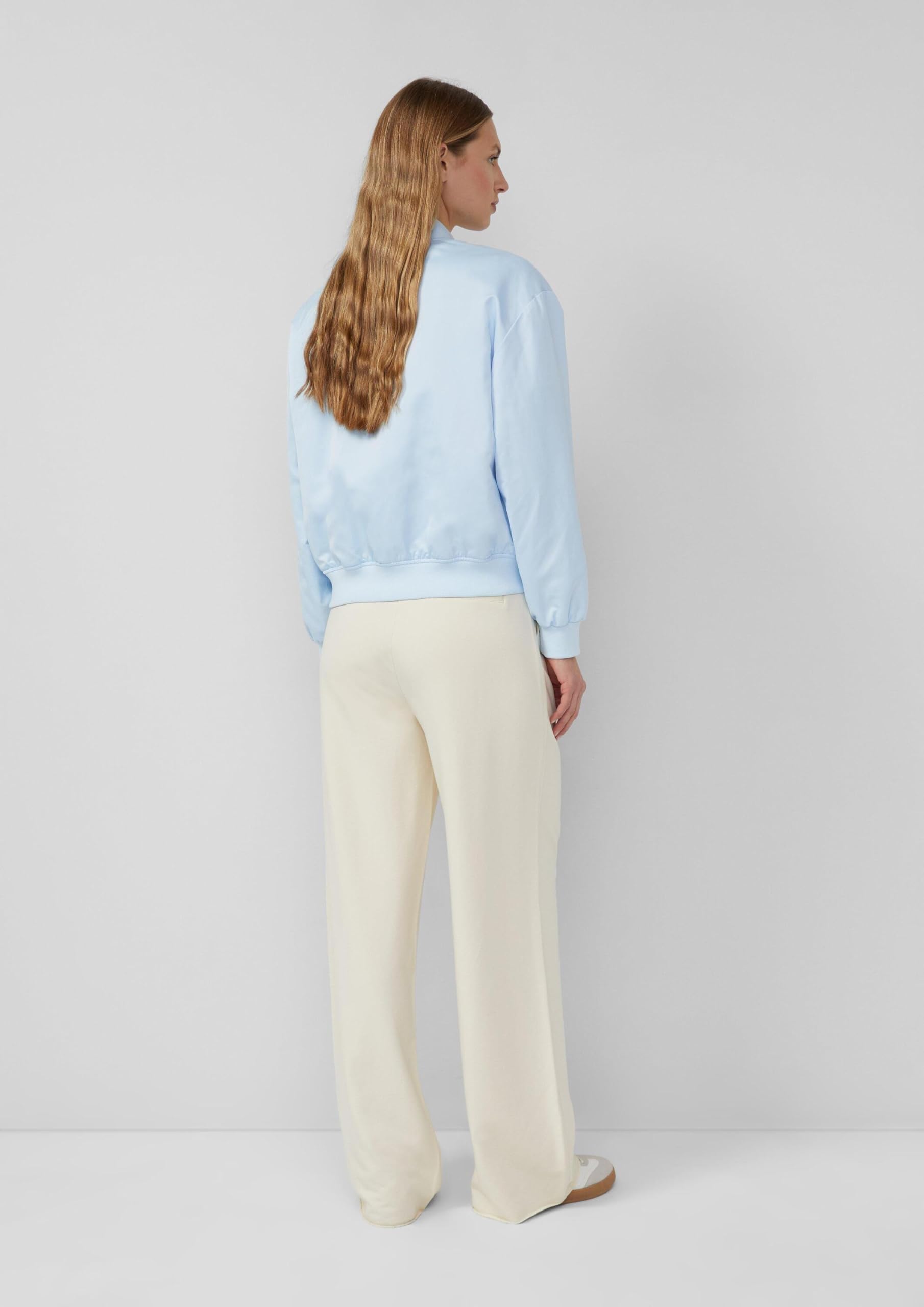 s.Oliver Satin-Blouson mit Bomberkragen