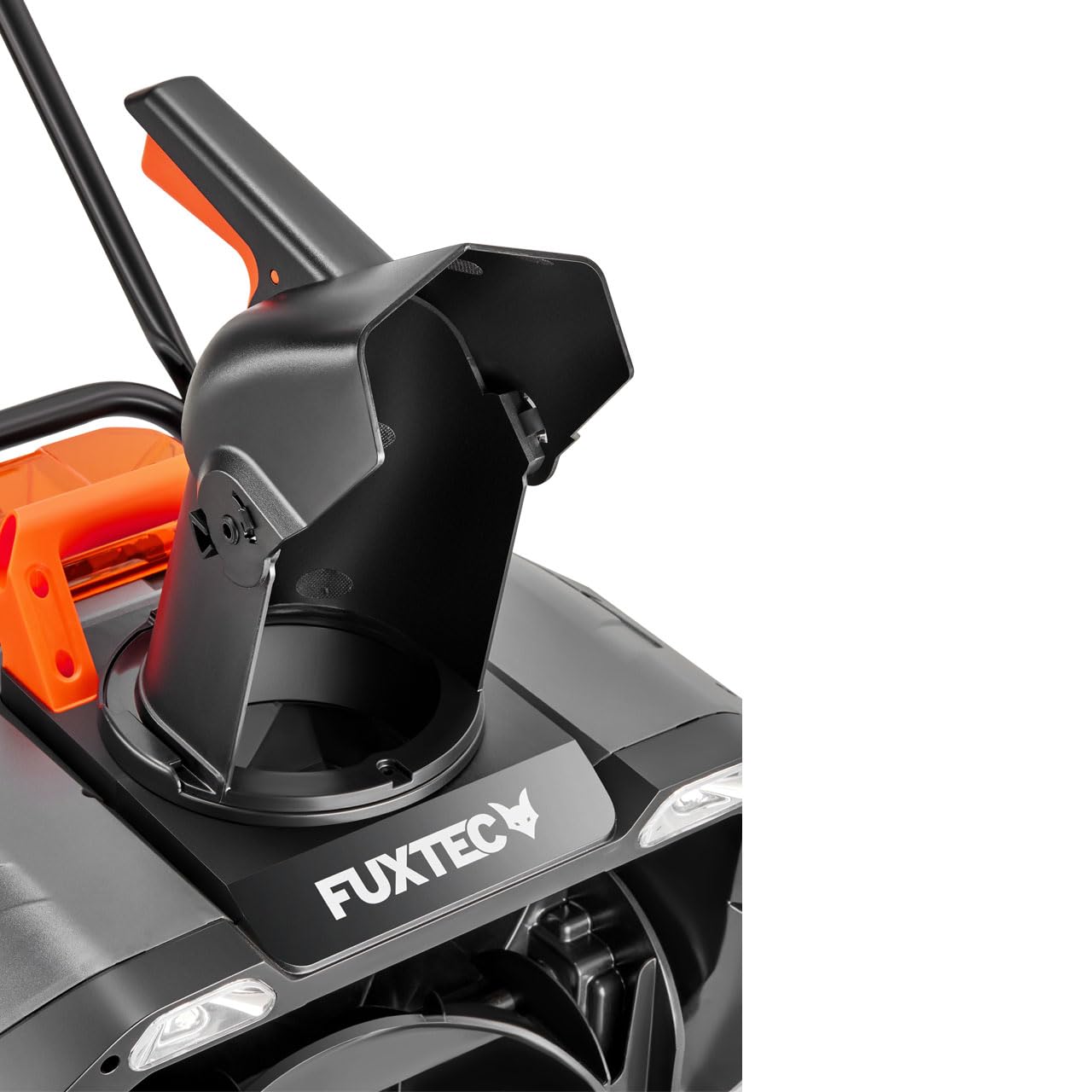 Fuxtec 40V Akku Schneefräse FX-E2SFSET, kabelloser Schneeräumer inkl. Akku + Ladegerät, 51 cm Arbeitsbreite, 6 m Wurfweite, Li-Ion Akku, LED-Frontlichter, leicht und wendig