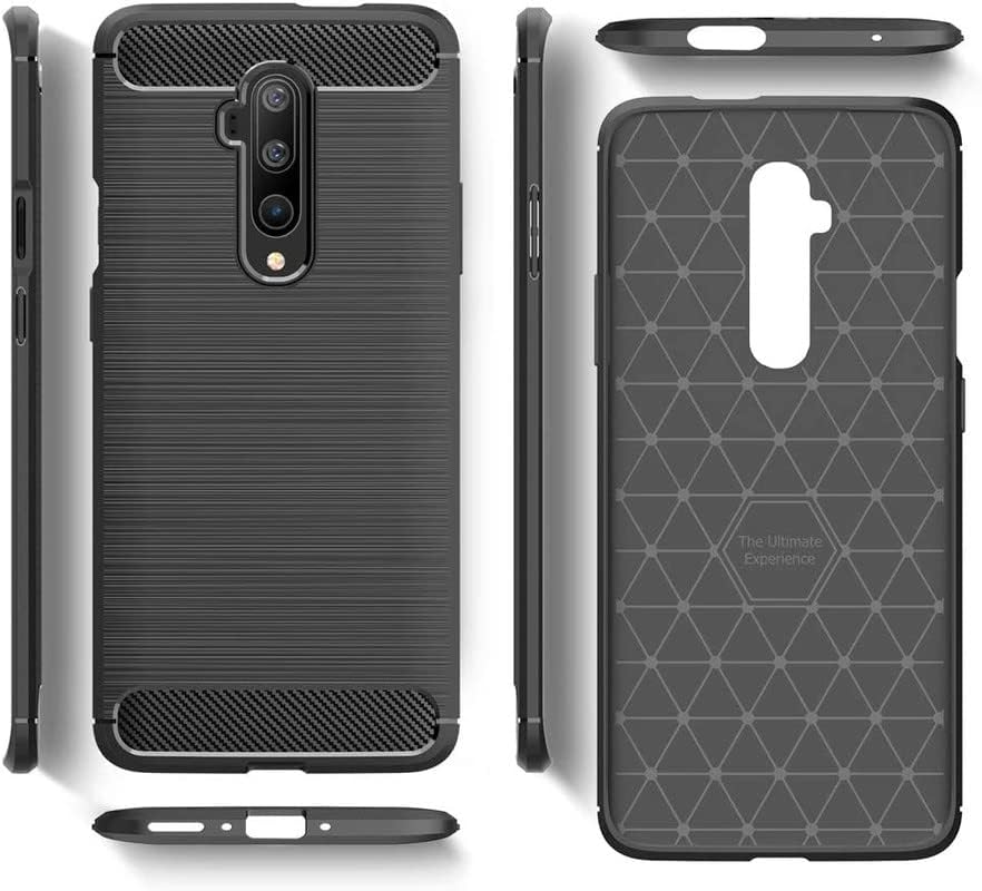 Image of Hybrid Carbon Fiber Back Case for OnePlus 7T Pro (Black)
