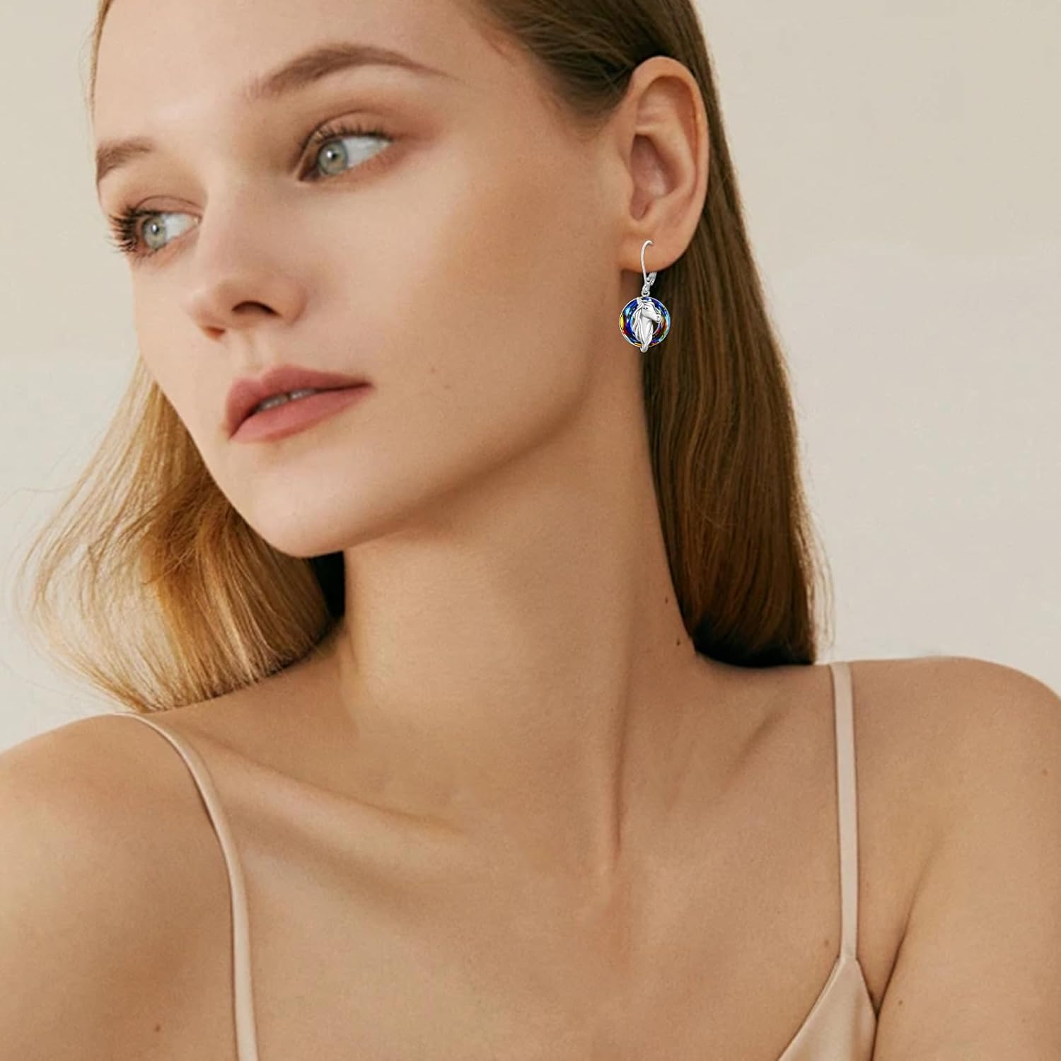 Horse Earrings for Women 925 Sterling Silver Horse Earrings Kentucky Derby Jewelry Gifts for Women - Image 3