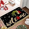 Christmas Door Mat Xmas Welcome Mer...