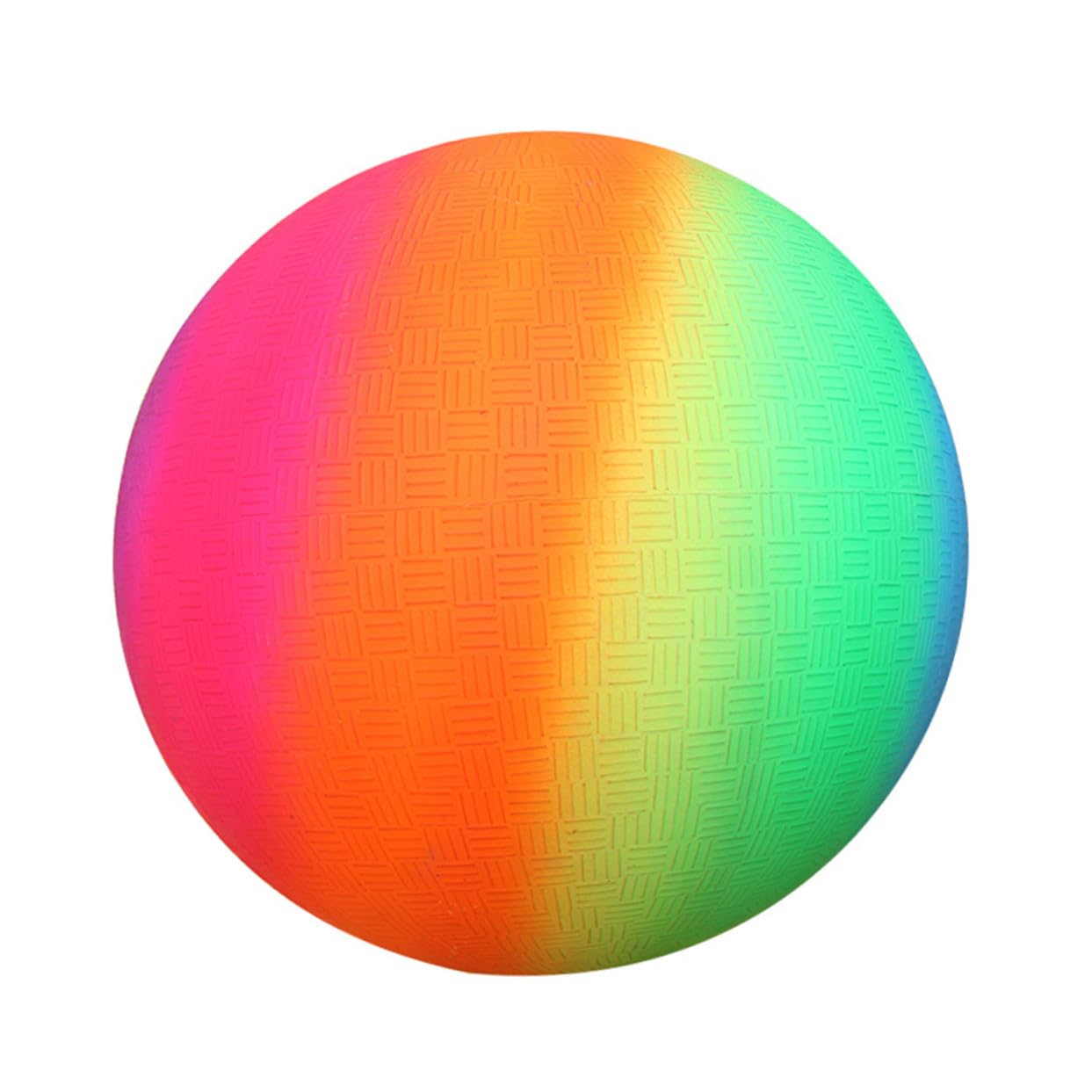 BESPORTBLE Pelota de Arcoíris Gruesa de PVC 22cm, Juego de 5 para Niños