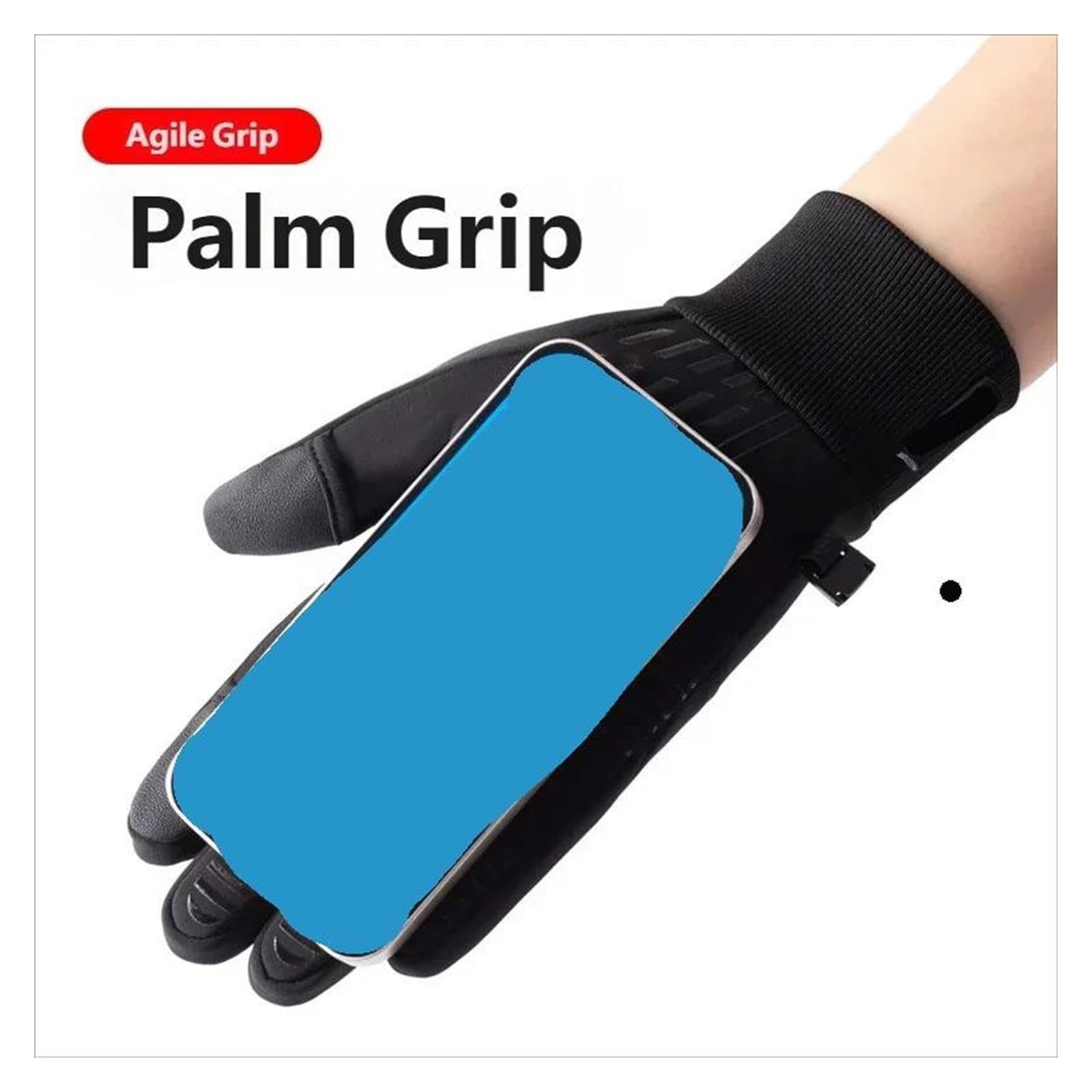 Genérico Winter-Fahrradhandschuhe, Vollfinger-Thermo-Touchscreen