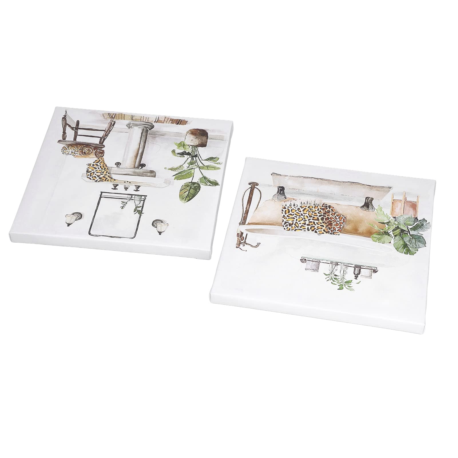 Bathroom Pictures Wall Art, High Definition Wall Art Pictures Wide Application Range Micro Jet Printing for Bathroom Decoration