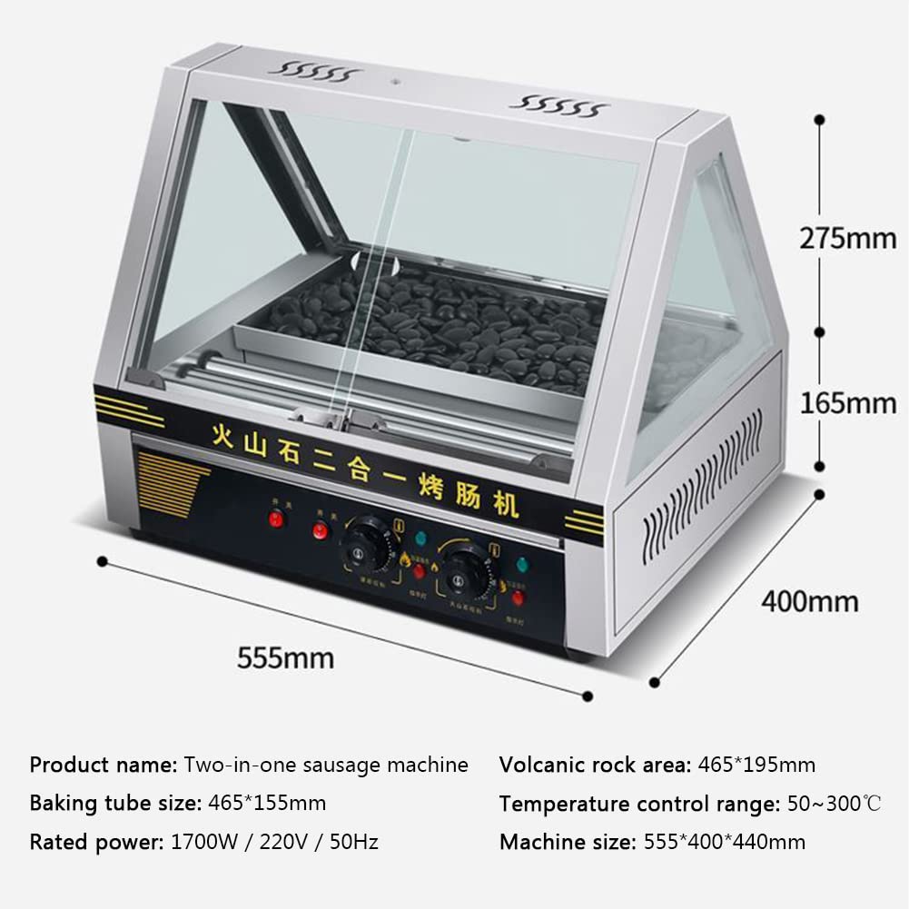 Máquina para Hacer Salchichas de Hot Dogs eléctrica de Acero Inoxidable, máquina para Hacer Salchichas de Hot Dogs con Rodillo de Piedra, máquina automática para Hacer Salchichas de Hot Dogs