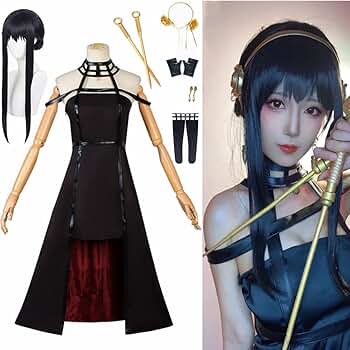 ヨルフォージャー フルコスプレ スパイファミリー いばら姫 ウィッグ武器付き S Amazon.co.jp: いばら姫 コスプレ衣装 ヨル・フォージャー
