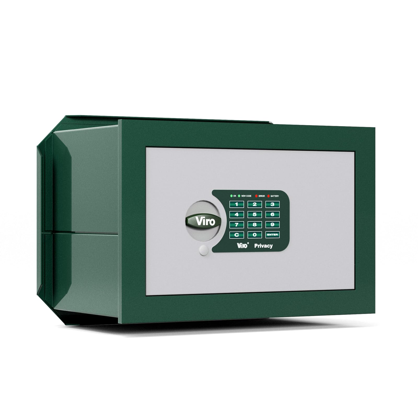 Viro | Privacy Elettronica, Cassaforte a Muro con Scheda Elettronica, da Incasso, in Acciaio, 410x290x205 mm
