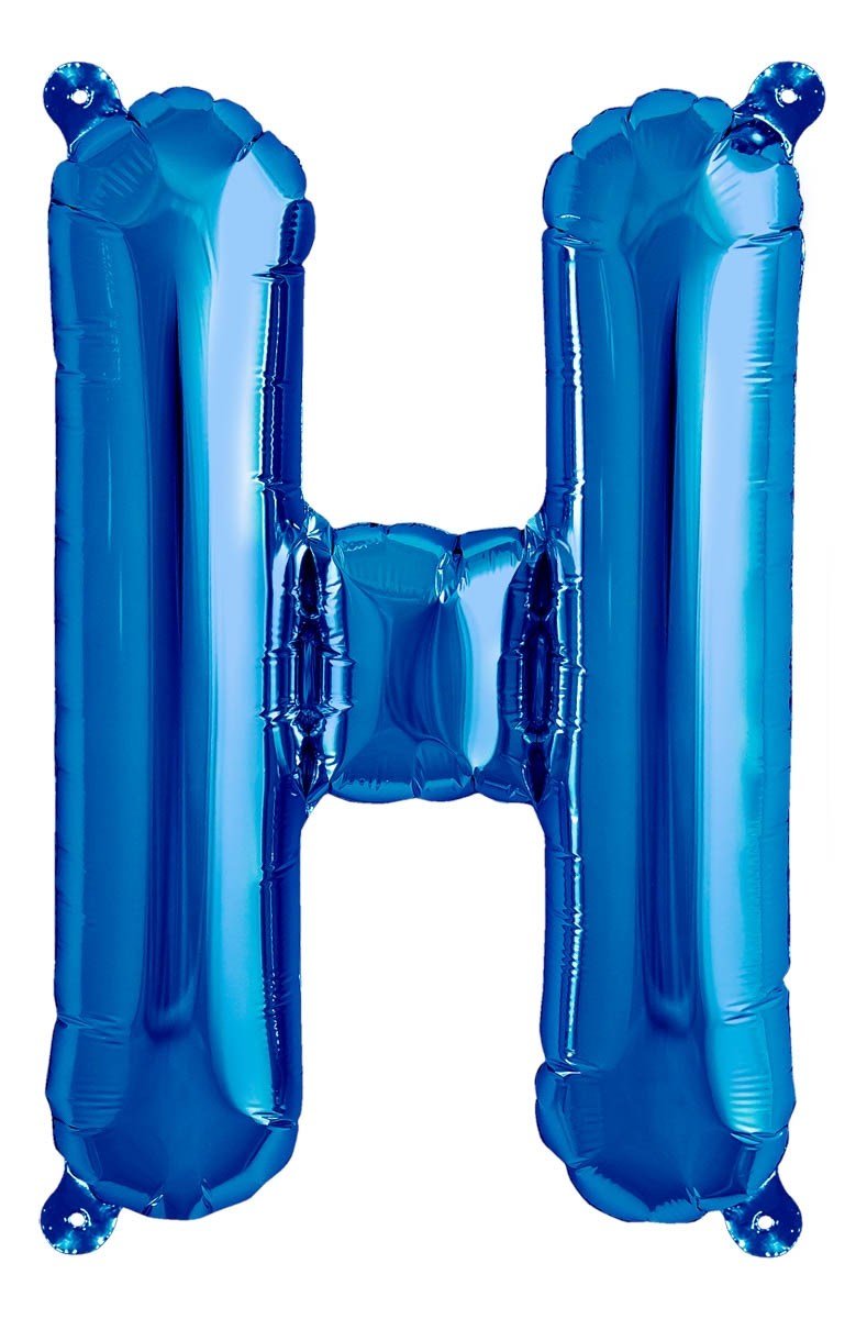 Amazon | プレミアムレターバルーン ブルー 「H」 16インチ(約30cm
