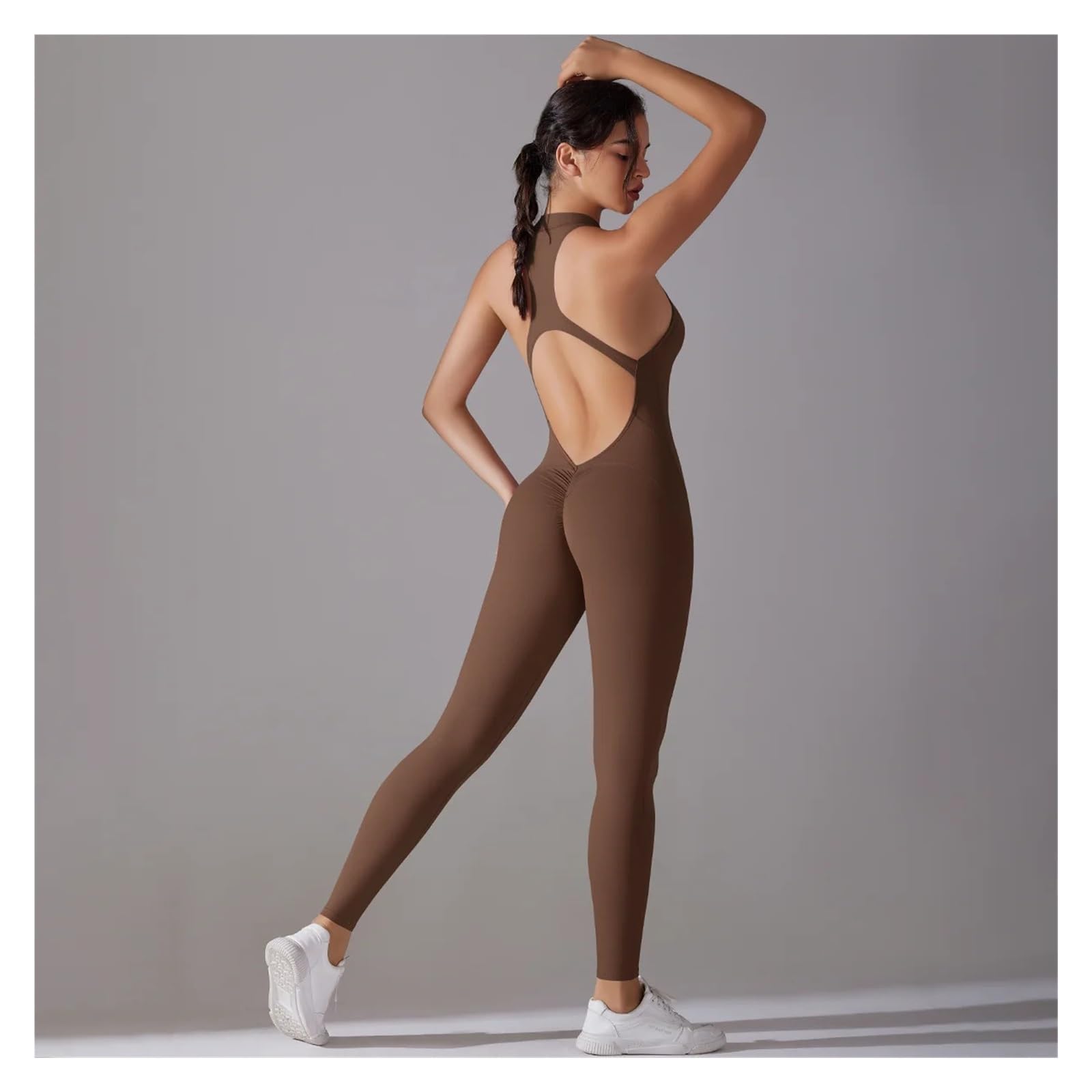 TTDGYYXW Body damskie kontrola brzucha podnoszenie pośladków sportowe Shapewea Fitness sportowe body strój do jogi