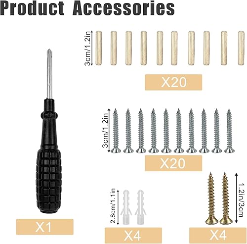Miniatura 4 de Paquete de 2 estantes de pared de 5 niveles, acabado laminado suave y estrecho, montaje de pared de columna vertical, organizador flotante para