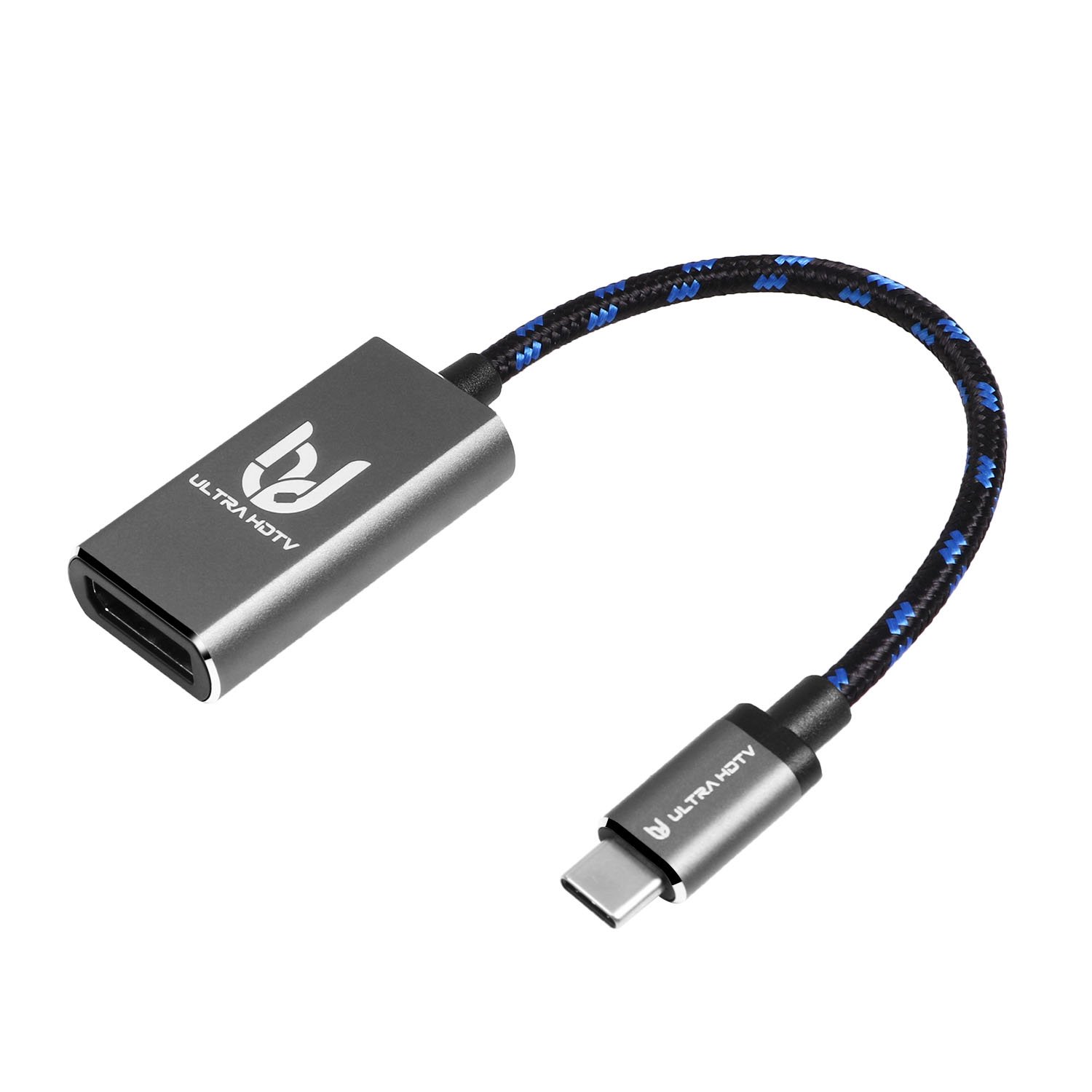Cavo Adattatore USB-C A DisplayPort 20cm 8K@60Hz 4K@144Hz - Thunderbolt 3 Compatibile Per Collegare PC/Mac/Android A Monitor