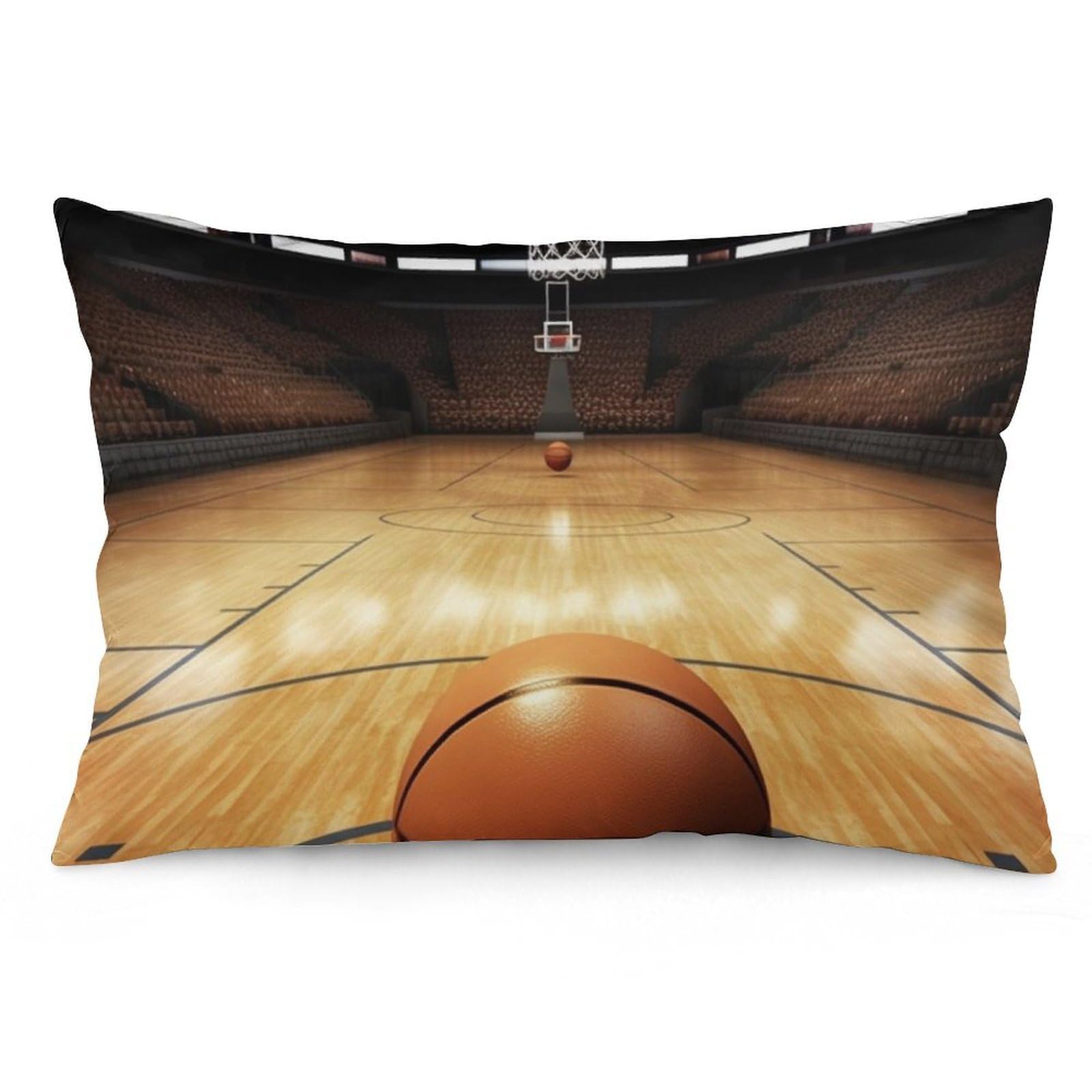 NTVOWPZO 2 Pack Decoration Throw Pillow Covers 12 "x20 Pillowcases Covers Basketball Pillowcases Modern Farmhouse Home Decor Sofa Cushions Covers for Couch Bed Living Room