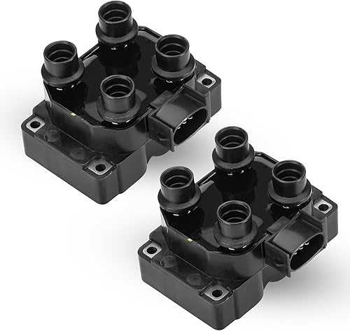 Miniatura 7 de Paquete de 2 bobinas de encendido compatibles con Ford F-150 F-250 Expedition Lincoln Continental Mazda 626 B2300 B2500 Mercury Cougar Tracer 2.0L