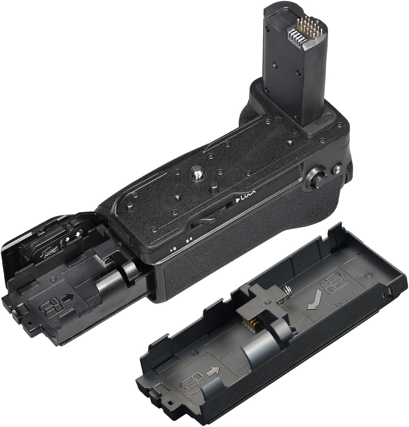 DSTE Vertical Battery Grip with Control Compatible for Nikon Z8 Camera Replacement for MB-N12 Battery Holder for Up to Two EN-EL15C Battery