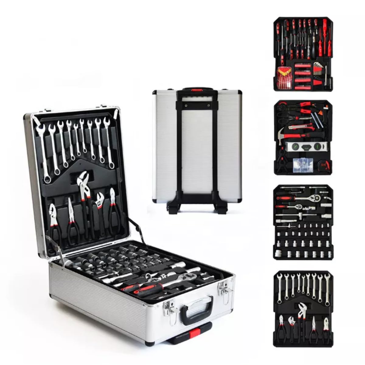 マリン24本セット Kit Maleta De Ferramentas 186 Pçs Cromo Vanadium Com Rodas