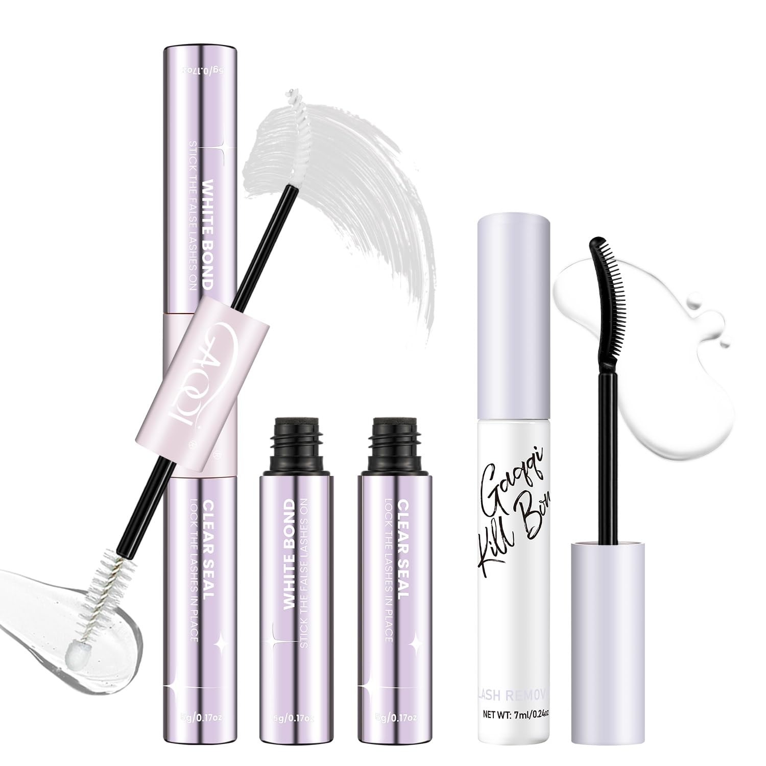 GAQQI Lash Bond & Seal - Waterproof Lash Glue -8
