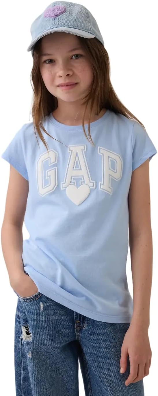 GAP Girls' Short Sleeve Graphic Tee 2-Pack