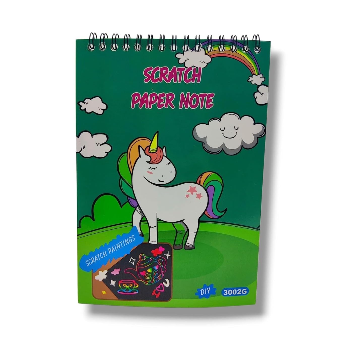 DEKEANSHKA® Printed Scratch Paper Note, DIY Art Book and Wooden Stylus Scratching Tool Ideal for Kids, Girls and Boys Birthday Gifts (Random Colors) (B0CCVHTXQD) Amazon Price History, Amazon Price Tracker