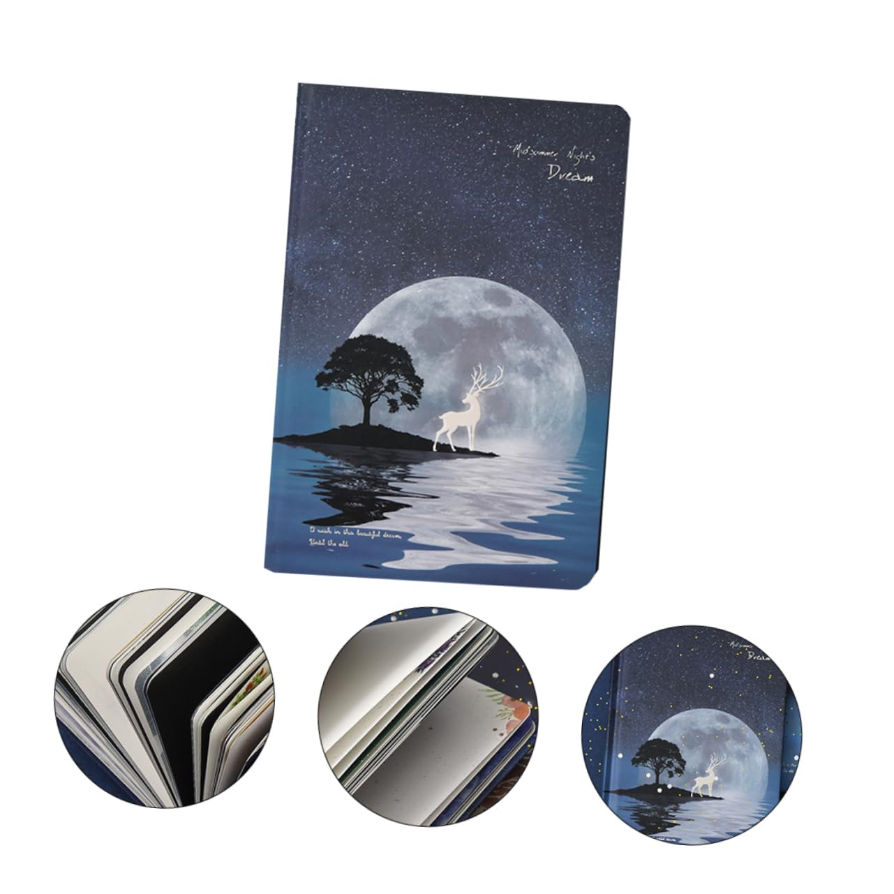 VILLCASE 2stücke Notizbuch Mit Illustrationen Hardcover Farbige Unlinierte Für Skizzenbuch Planer Für Kreative Notizen Und Persönliche Gedanken