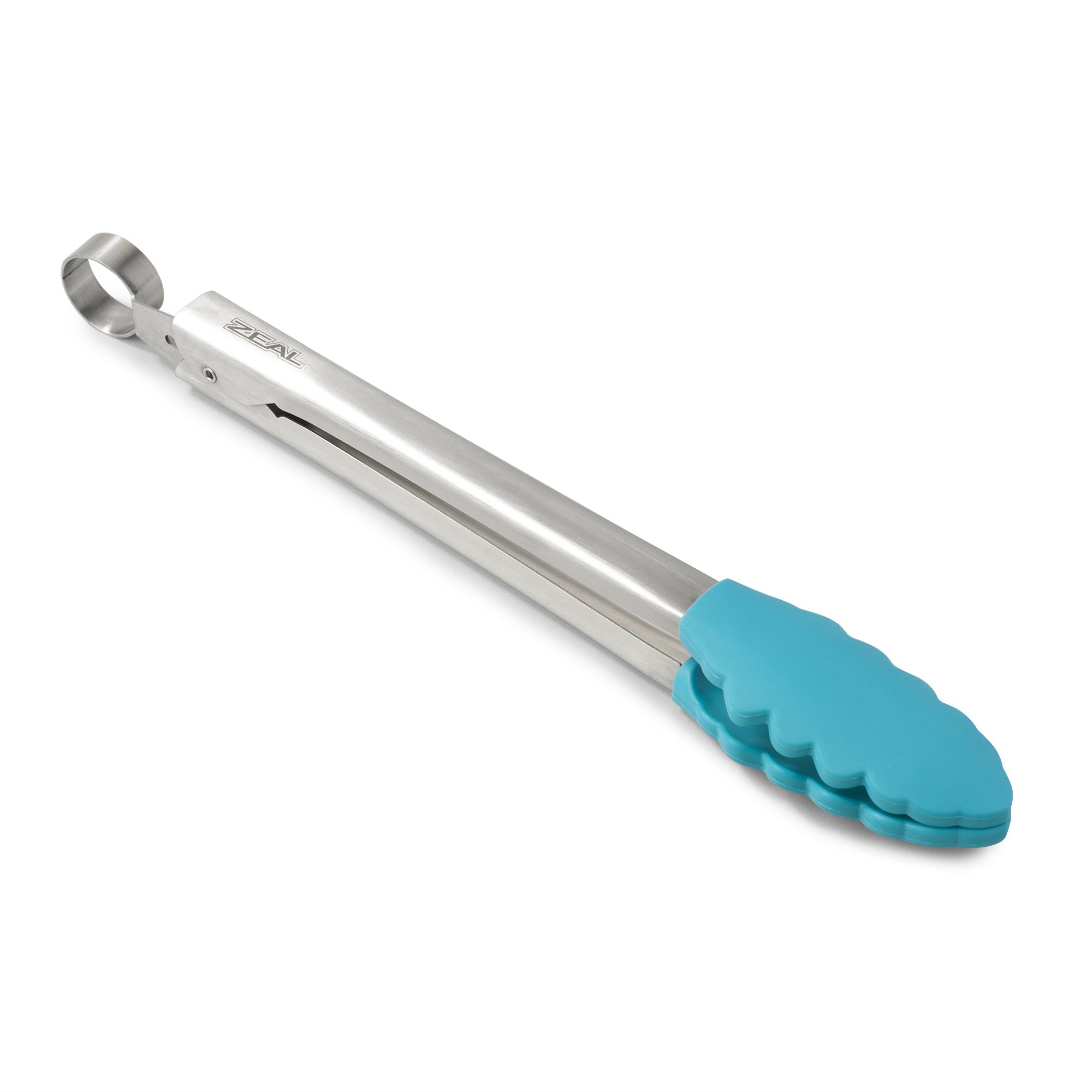 Zeal Silicone Cooking Tongs25CmAqua from B&Q