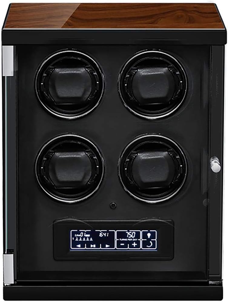 4 Watch Winder for Automatic Watches with Touch Screen Technology by Tempus