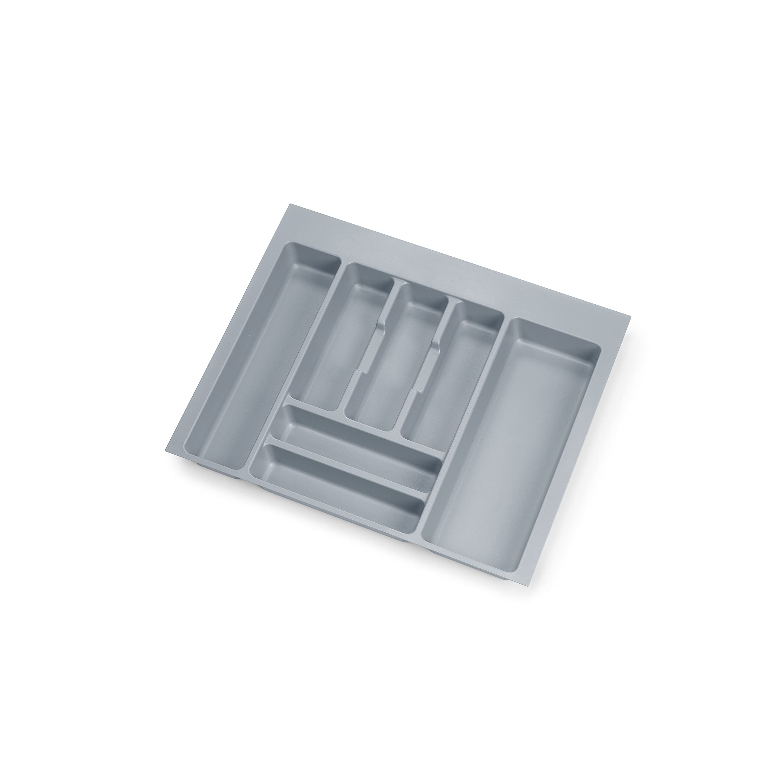Emuca - Adjustable Cutlery Tray for Drawer, Cutlery Drawer Organizer 60cm Cabinet Width