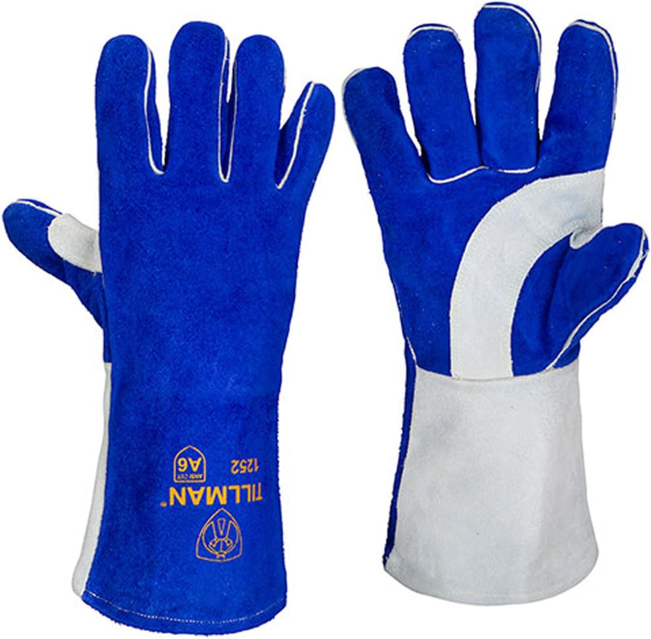 Tillman 1252 Premium Side Split Cowhide Stick Gloves, A6 Cut Resistant, X-Large