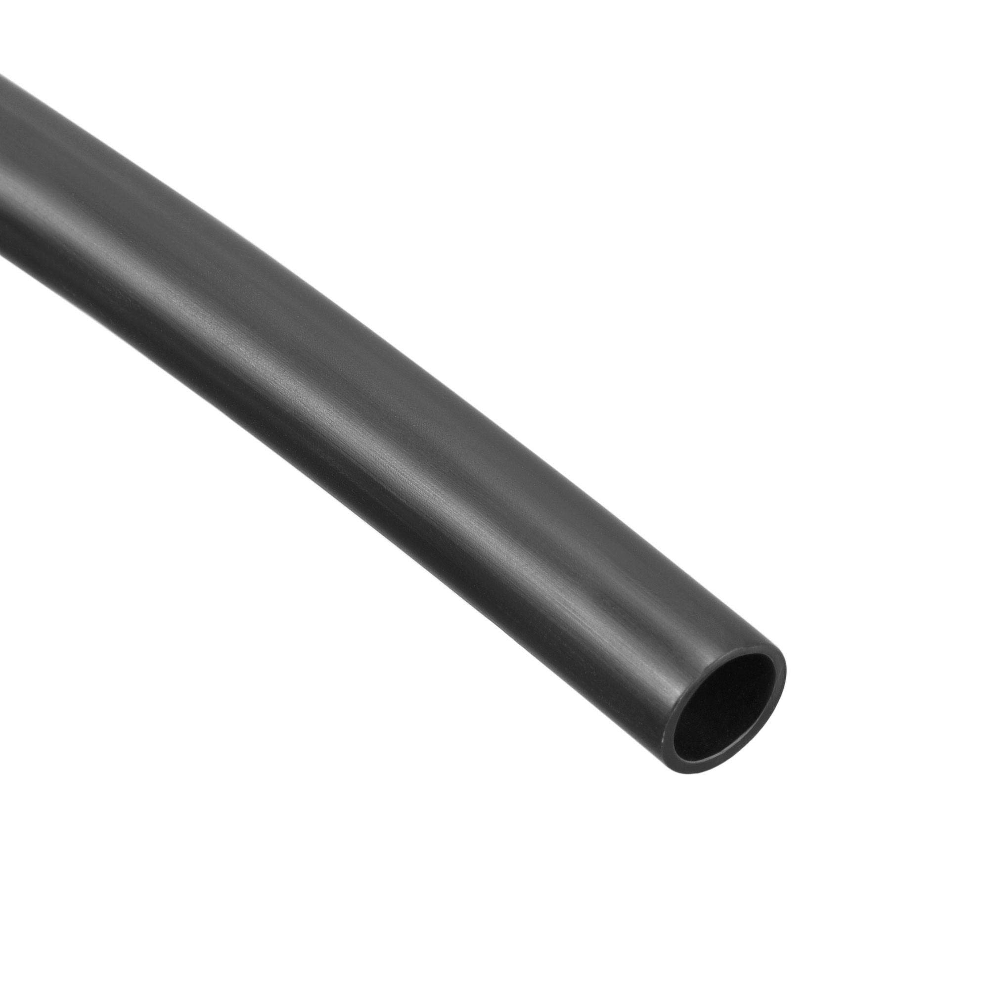 sourcing map Tuyau pneumatique de frein à air comprimé en nylon PA12 Noir 10 mm ID x 12 mm OD x 5 m